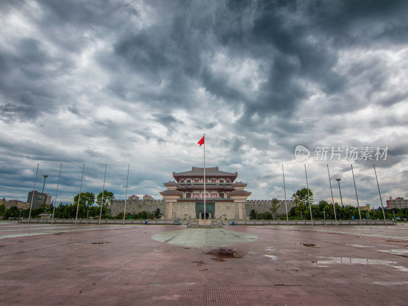 暴雨前的乌云 揭阳楼 揭阳市