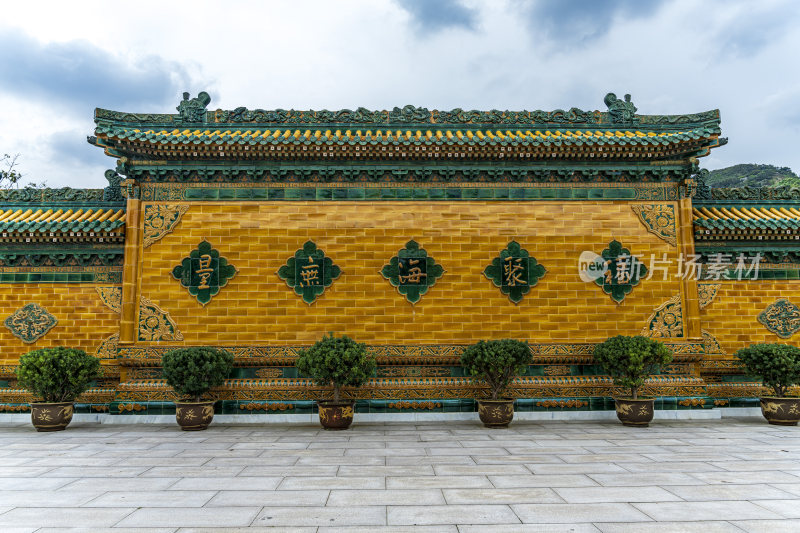 浙江舟山普陀山宝陀讲寺风光