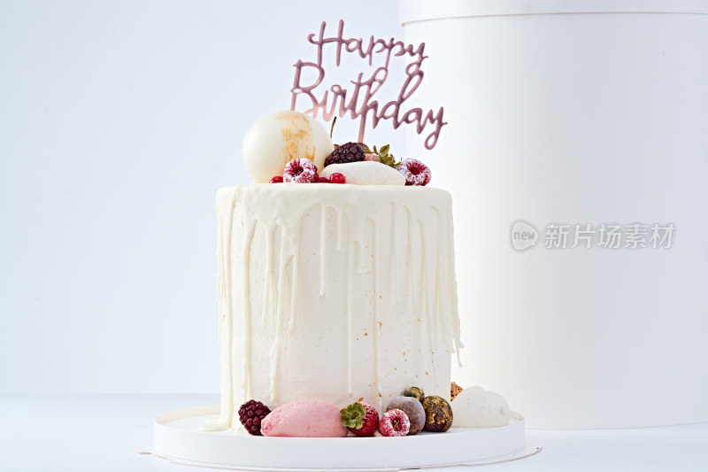 鲜果法式高级奶油慕斯生日婚礼蛋糕