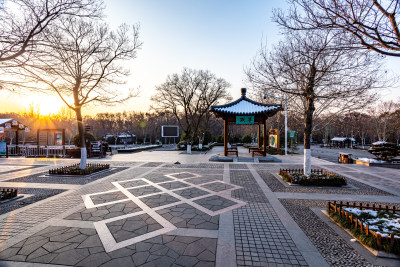 南京钟山风景区中山陵景点景观