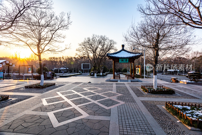 南京钟山风景区中山陵景点景观