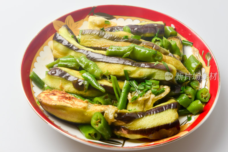 凉拌茄子美食食材