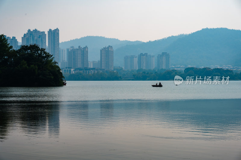 长沙梅溪湖公园风景