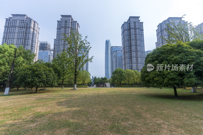 武汉江汉区王家墩公园风景