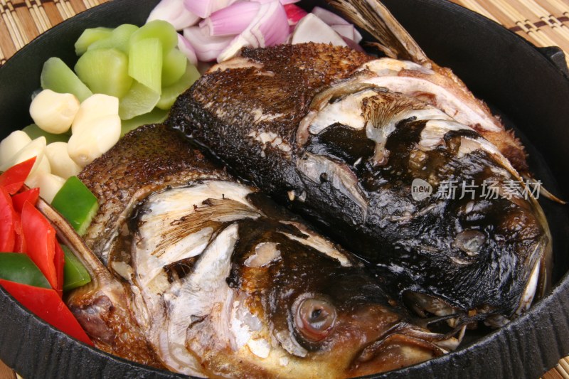 干锅焗鱼头