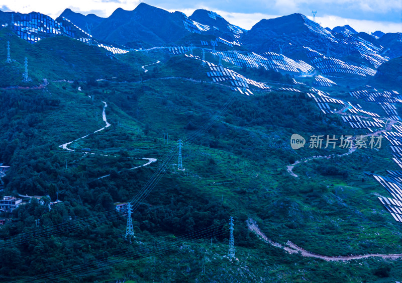 贵州山地光伏喀斯特地貌