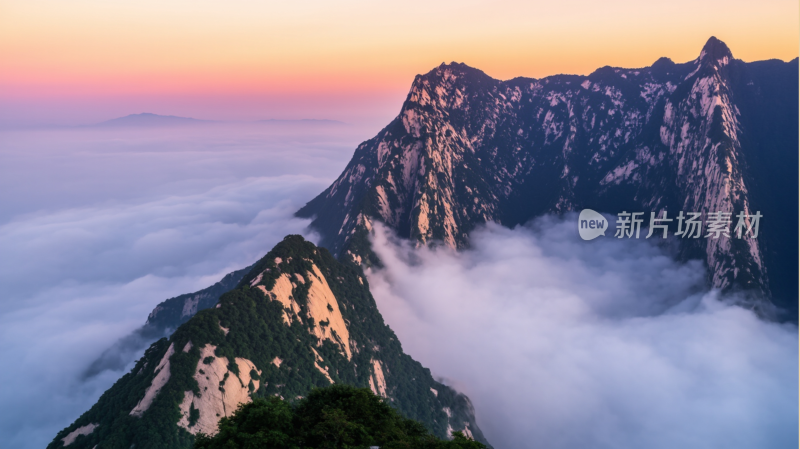 陕西华山美景