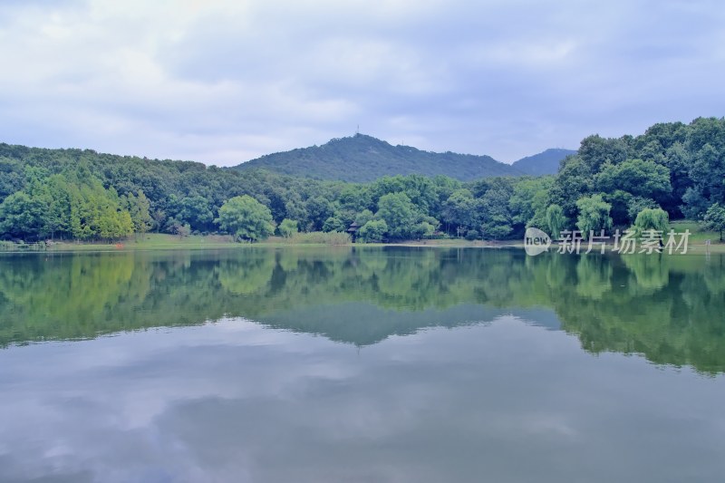 南京钟山景区 前湖 琵琶湖