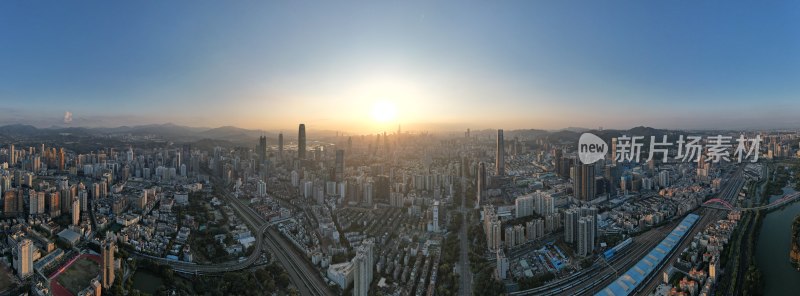 深圳罗湖区城市风光-城脉中心