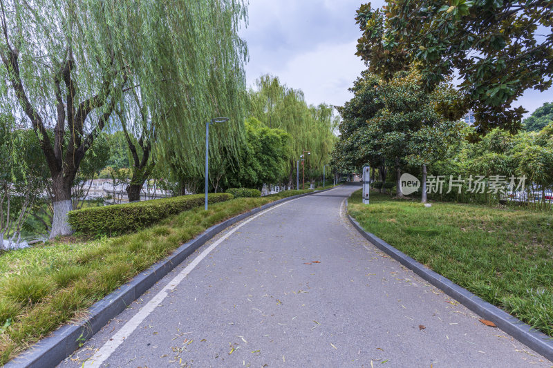 武汉江汉区后襄河公园风景