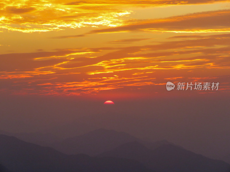 中国安徽黄山旅游风光