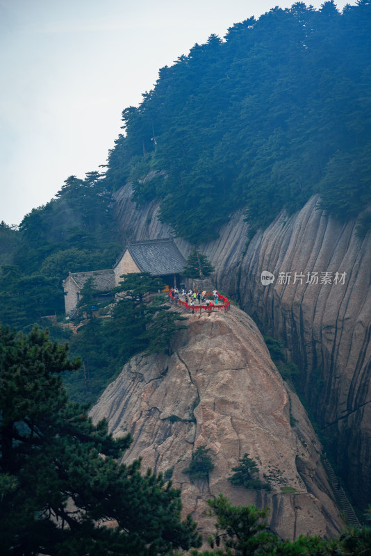 西岳华山日出日落朝霞晚霞云海美景