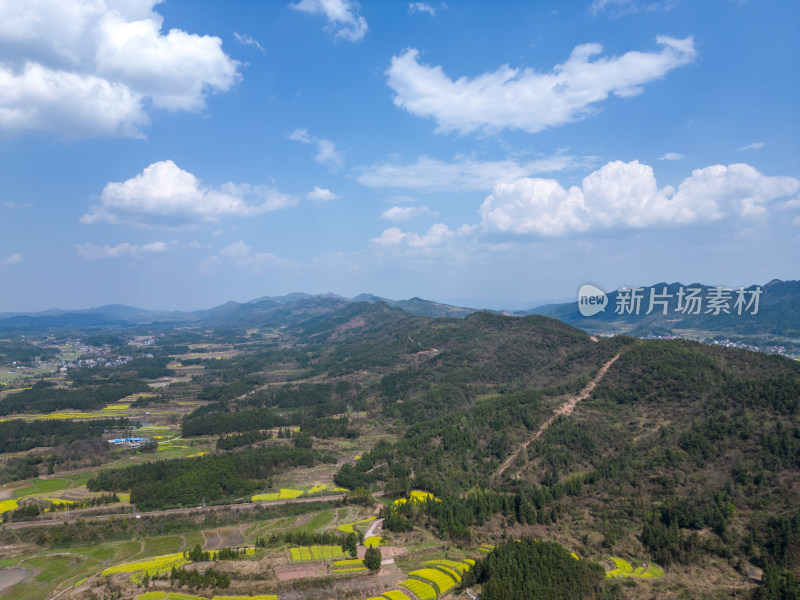 自然风光丘陵山川农业农田