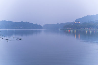 杭州西湖白堤风景