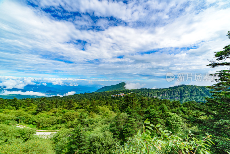 四川峨眉山自然风光