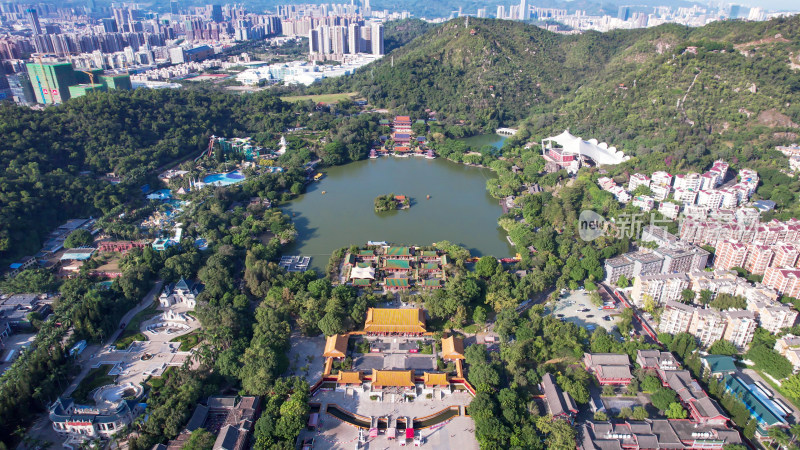 广东珠海圆明新园历史文化古建筑4A景区