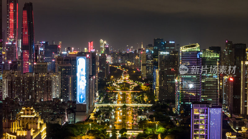 深圳福田中心区夜景