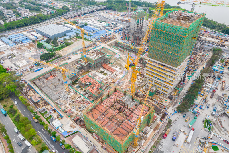 深圳湾超级总部基地建设工地