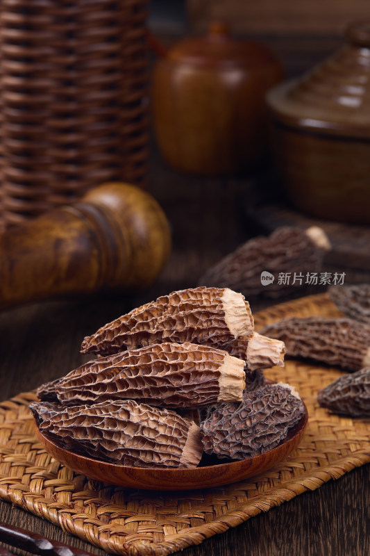 羊肚菌干 野生菌 干羊肚菌 干货 松茸菌