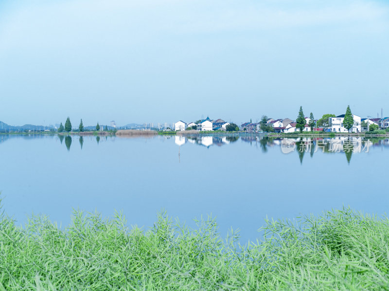 绍兴江南水乡东鉴湖风景