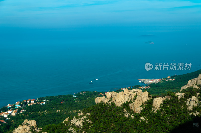 青岛崂山仰口登山看海