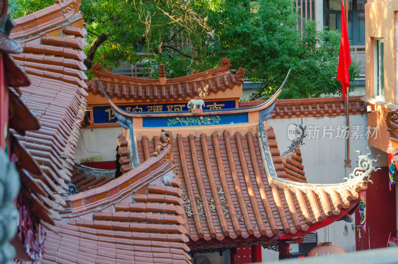 亚洲中国福建省福州市于山风景区古莲寺