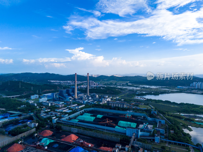 汕头海湾大桥后港航拍图