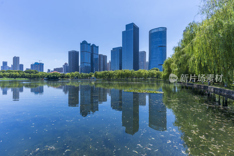 武汉武昌区四美塘公园风景