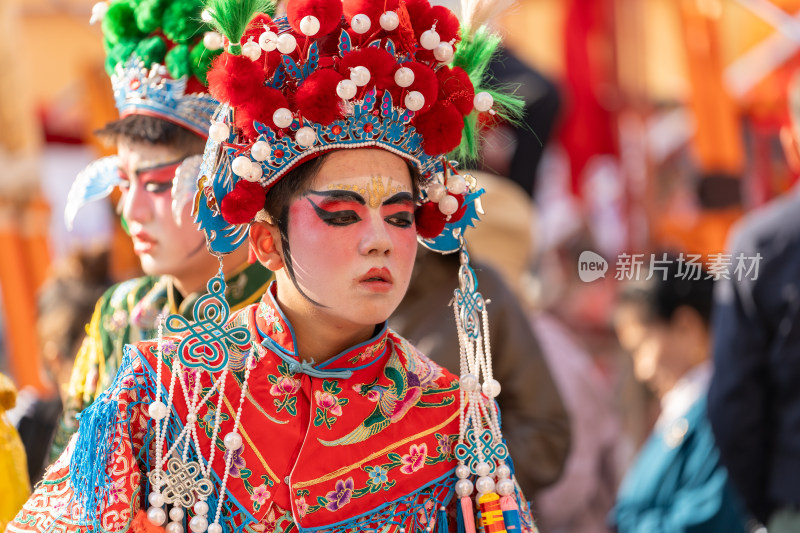 中秋节中国新疆国际大巴扎的特色节目表演