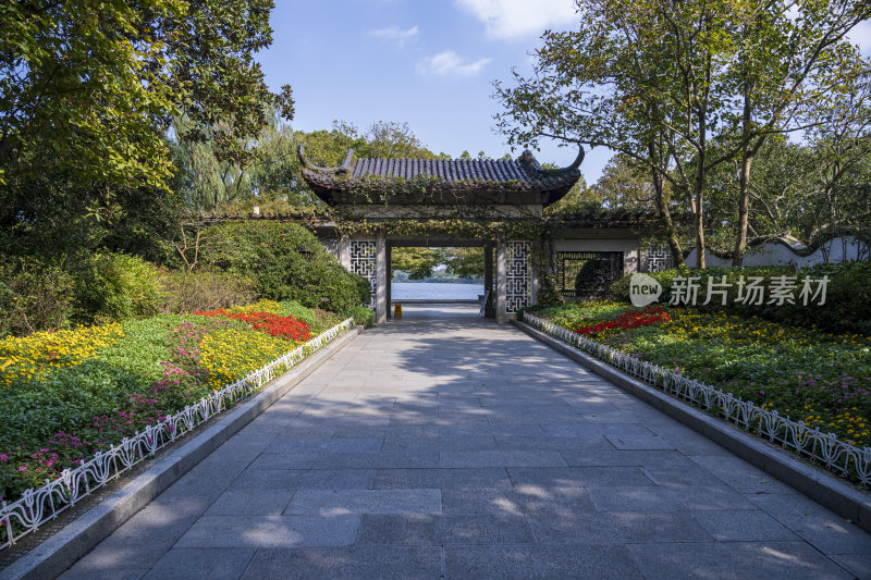 杭州西湖花港观鱼风景