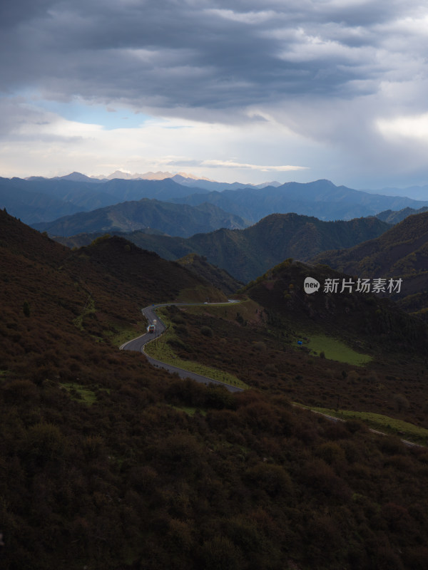 互助北山林场山间公路