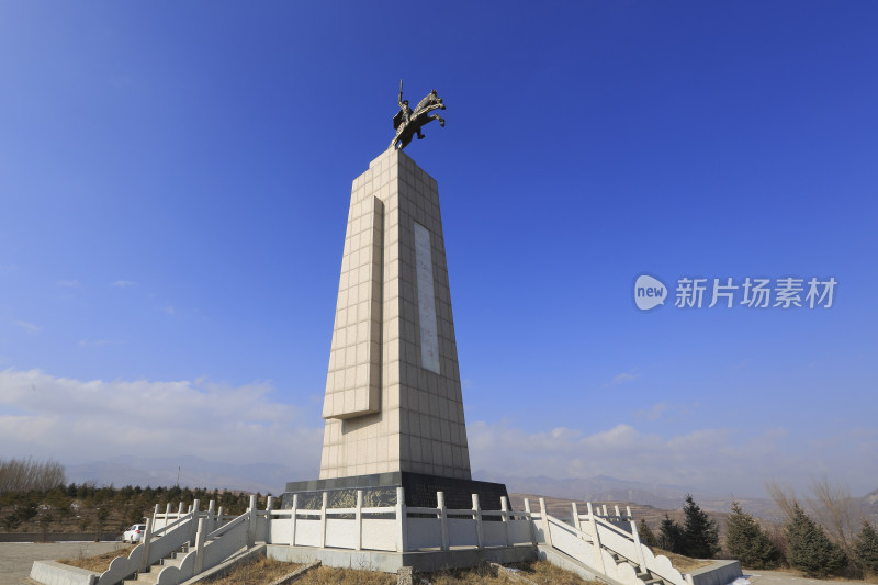 宁夏固原红军长征青石嘴战斗纪念碑 (4)