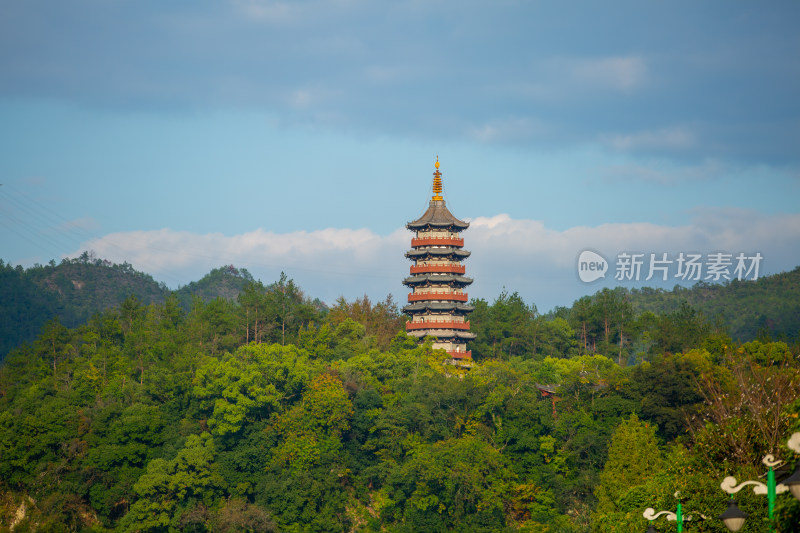 浙江丽水云和狮山塔