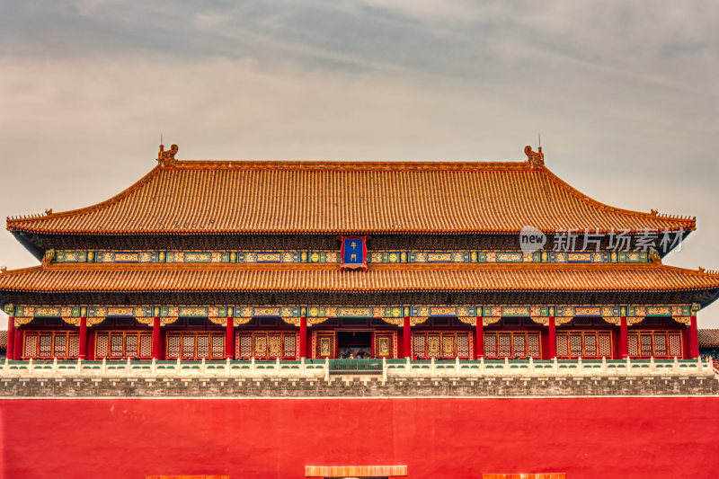 北京故宫午门古建筑