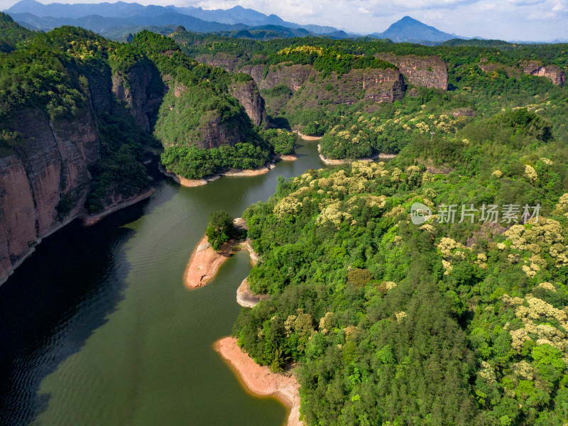 福建泰宁大金湖航拍摄影图