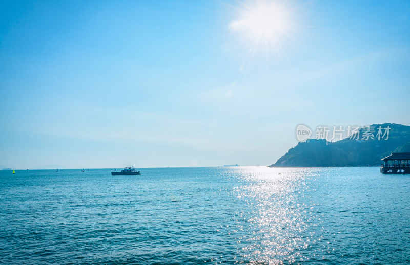 香港赤柱海湾海景海岛自然风光