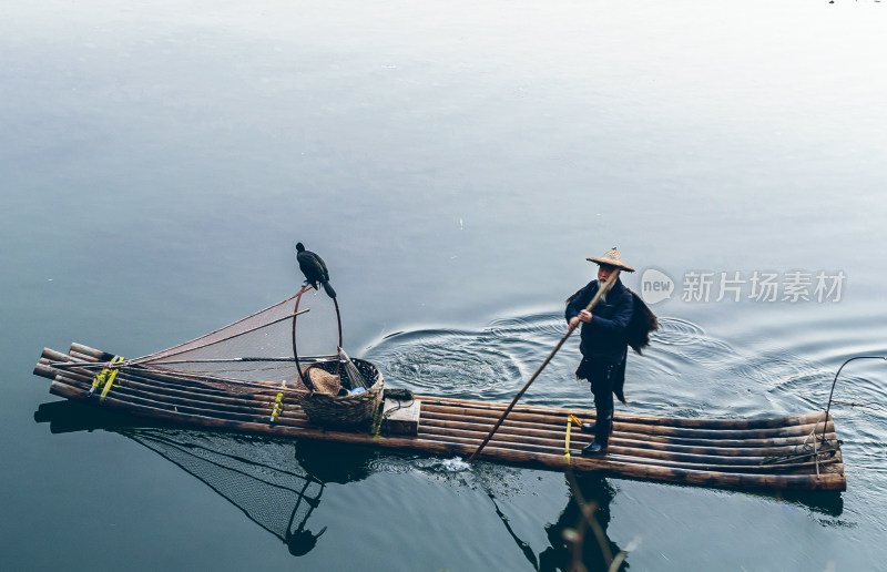 广西阳朔白沙渔火