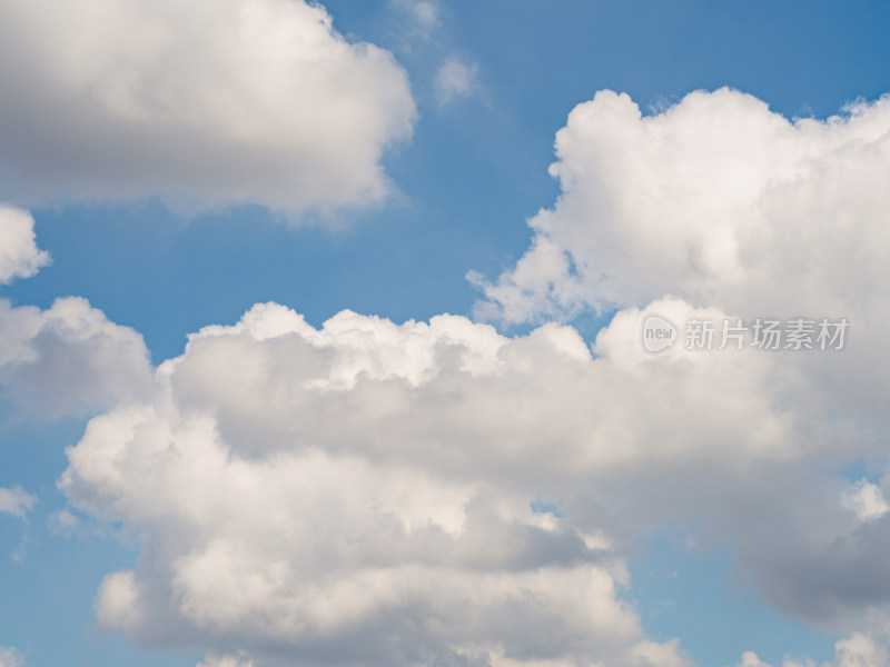 天空蓝天白云云朵高清背景壁纸素材