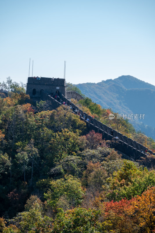 北京，慕田峪长城秋景