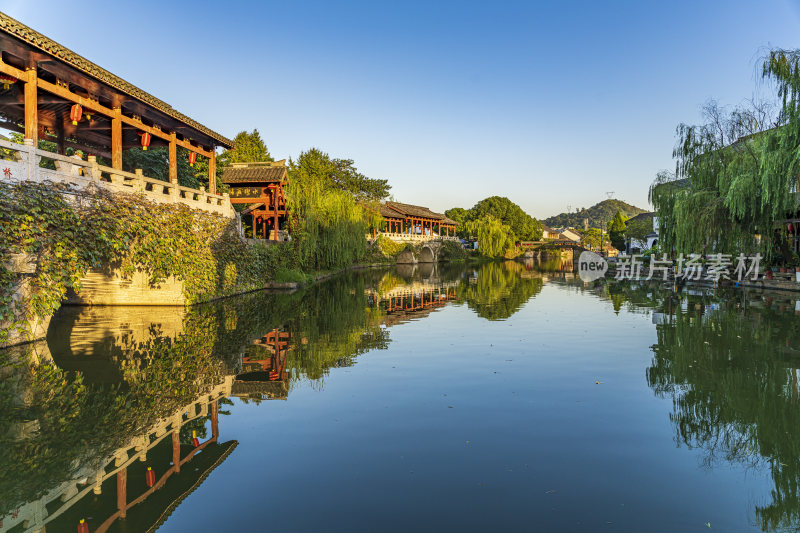 绍兴安昌古镇江南水乡风景