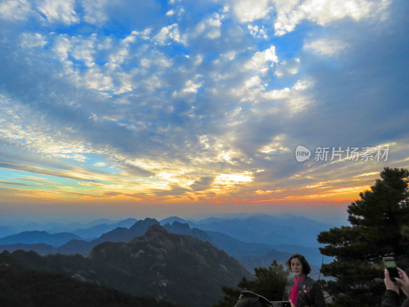 中国安徽黄山旅游风光