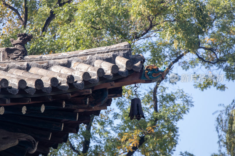 山西太原晋祠檐角