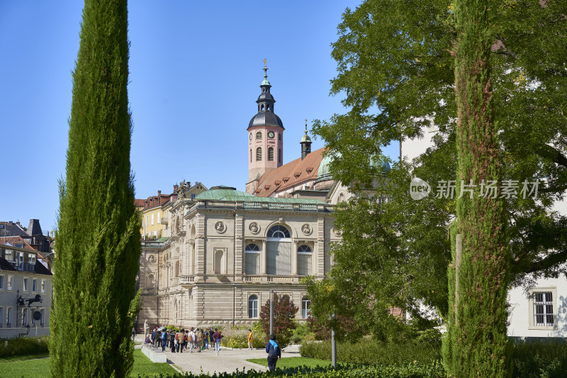 欧洲德国巴登巴登街景