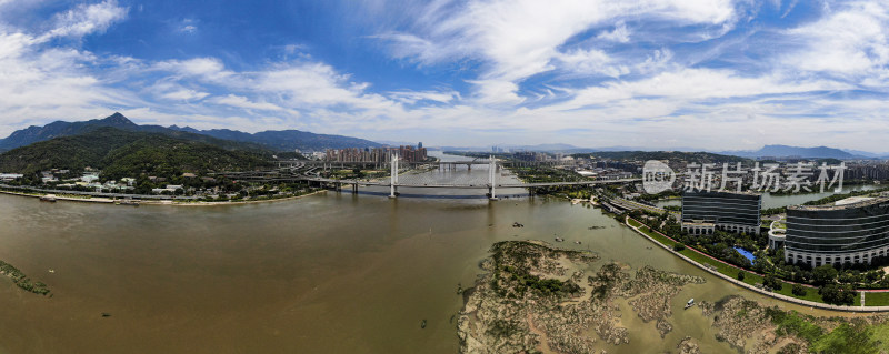 福建福州城市风光全景图