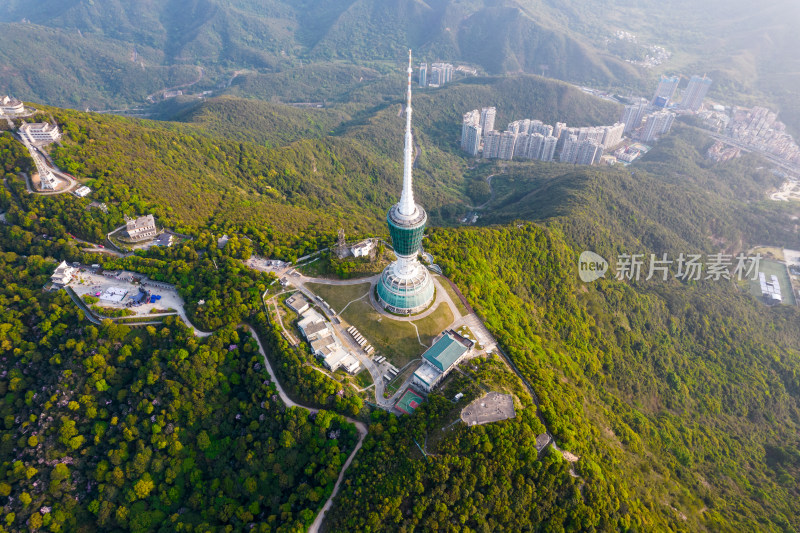 深圳梧桐山航拍图