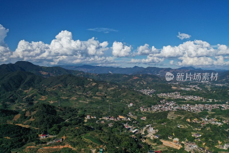 山脉山峰山峦美丽乡村