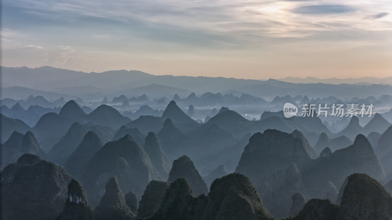 广西桂林喀斯特地貌景观