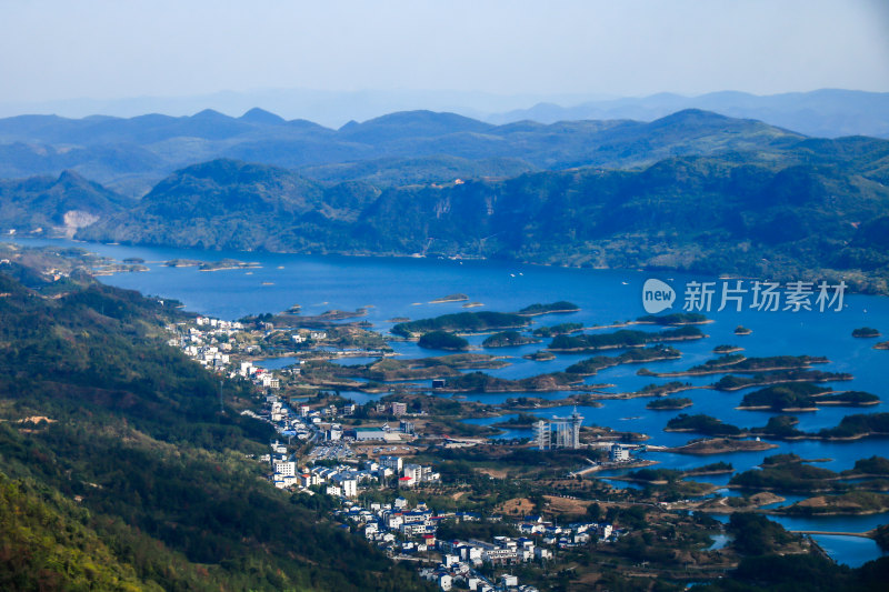 湖北黄石仙岛湖生态旅游景区，天空之城景区