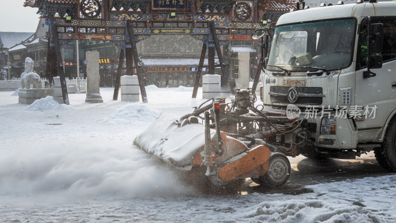 冬季景区机械9铲雪