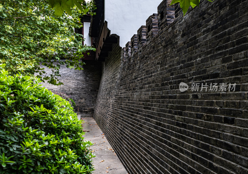 上海古城墙大境阁历史景点景观